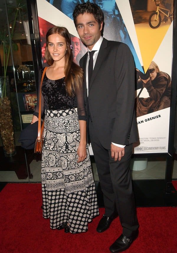 Isabel Lucas and Adrian Grenier