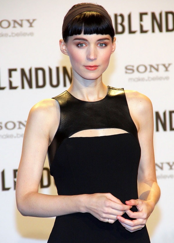 Rooney Mara attends the 'The Girl With The Dragon Tattoo' Germany Premiere at the Cinestar movie theater