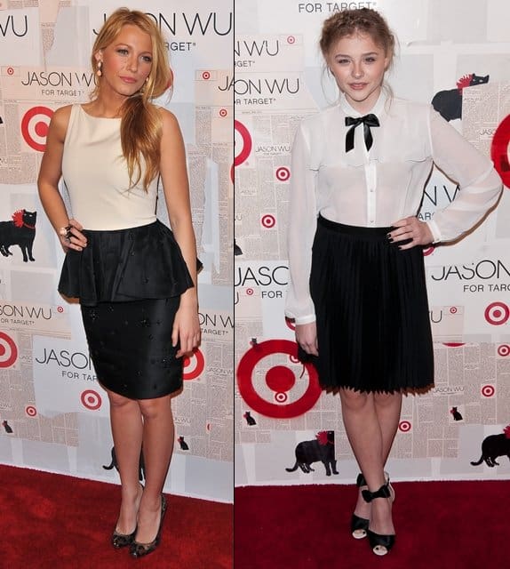 Blake Lively and Chloë Grace Moretz flaunted their legs in Jason Wu outfits