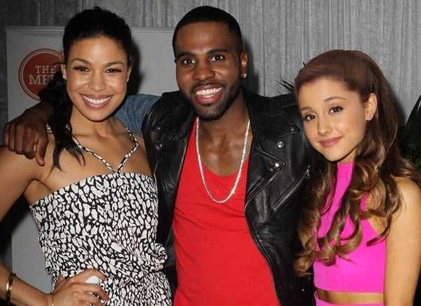 Jordin Sparks, Jason Darulo, and Ariana Grande at the 2023 Wang Tango presented by 102.7 KIIS FM in Los Angeles on May 11, 2013