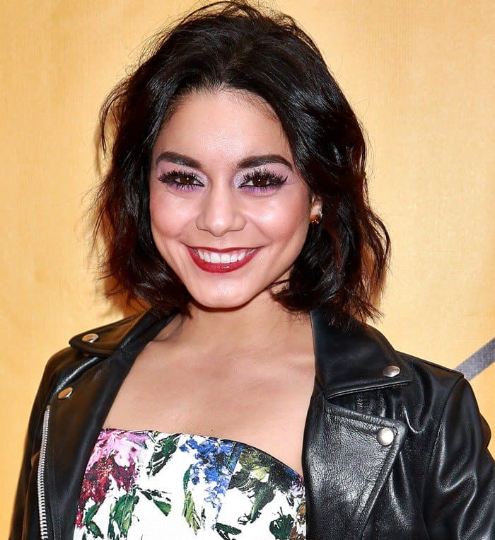 Vanessa Hudgens at the opening night for Fun Home at the Circle in the Square Theatre in New York on April 19, 2015