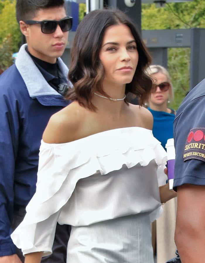 Jenna Dewan Tatum spotted at Universal Studios Hollywood for an appearance on 'Extra'